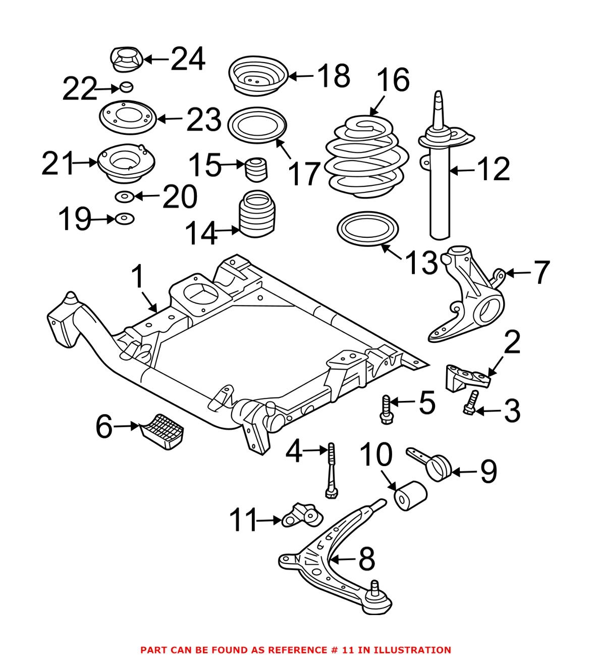 BMW Ball Joint - Front Passenger Side 31126756696